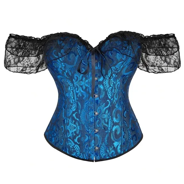 Women's modern corset with silk sleeves Mouha