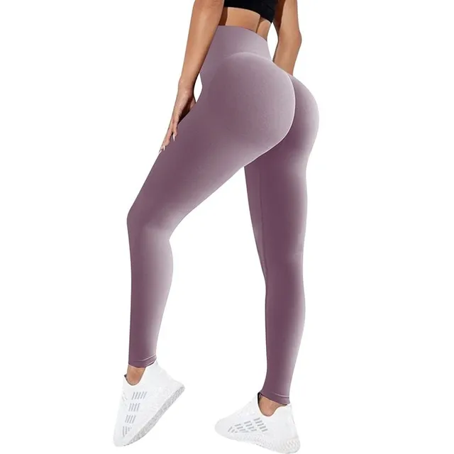 Legginsy damskie z wysokim stanem i seksownym efektem push-up do uprawiania sportu i fitnessu