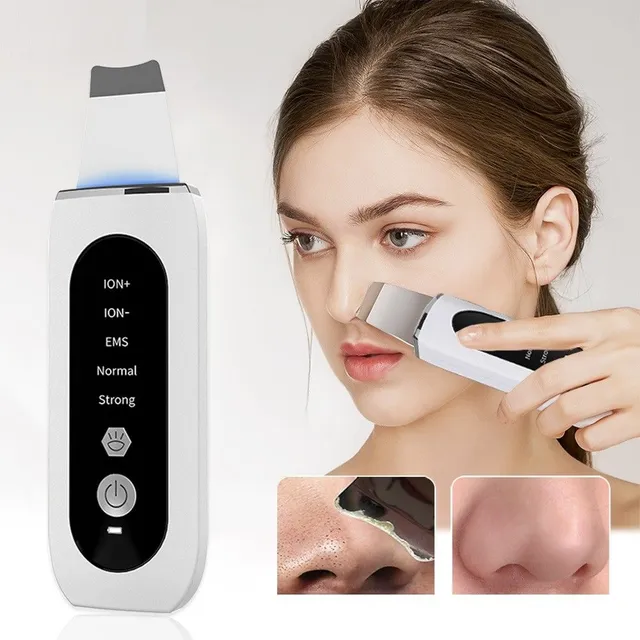 Ultrasonic facial spatula