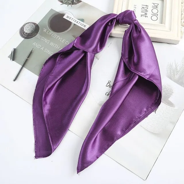 Modern elegant ladies scarf for tying around the neck or in the hair