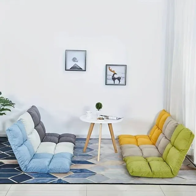 1ks Líný gauč s 5 polohami nastavení - ideální do obývacího pokoje a ložnice