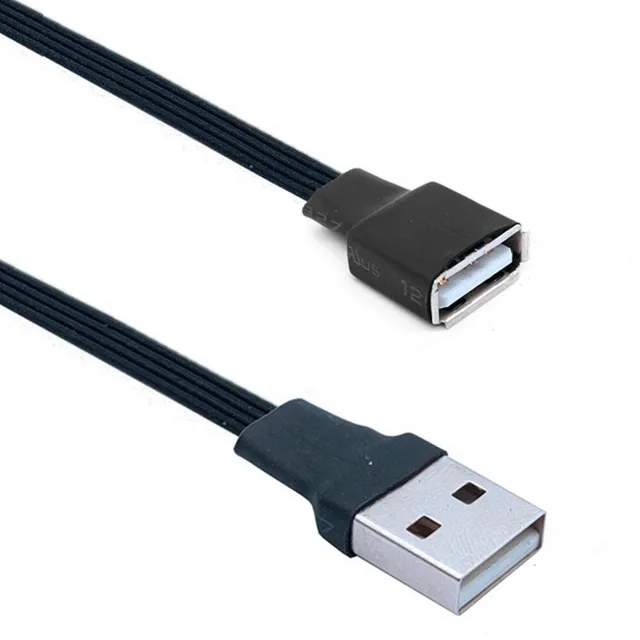 Plochý predlžovací kábel USB.0 /F 0 cm Riley 2 2