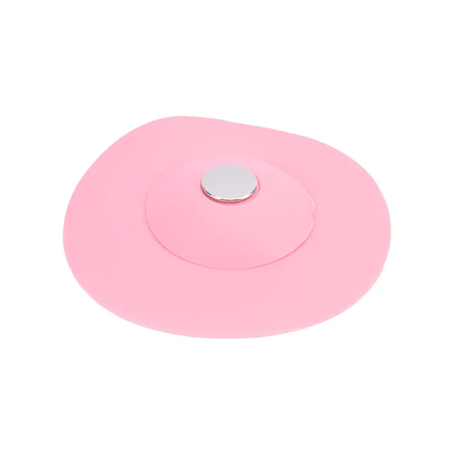 Silicone sink stopper with sieve