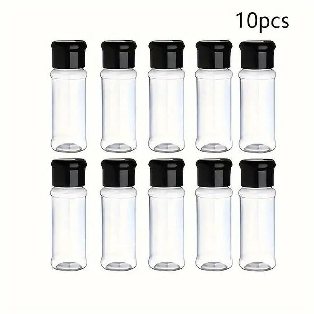 Elegant set of 10 glass root with sprinkle - ideal gift for lovers of cooking and baking