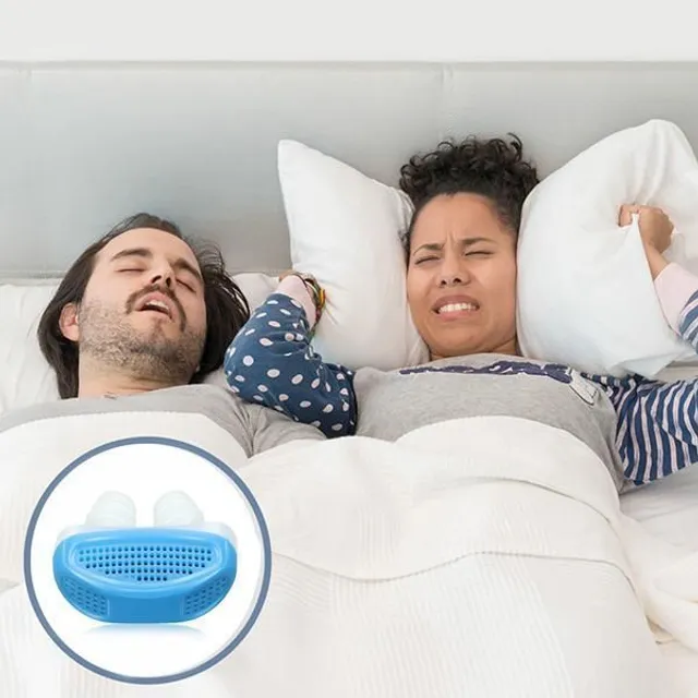 Practical anti-snoring mouthpiece - 3 colours