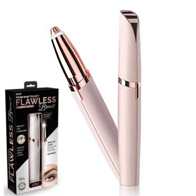 Eyebrow epilator in the shape of a pen