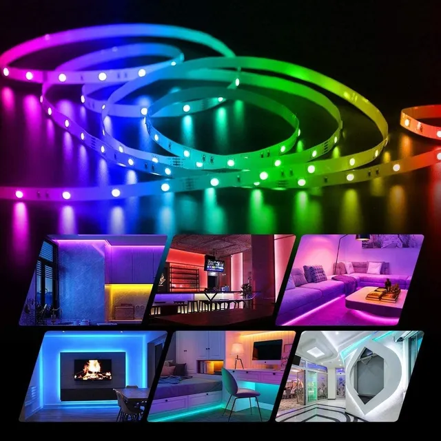 Banda LED RGB cu WiFi