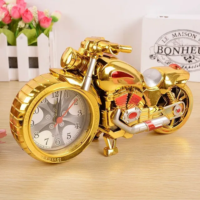 Alarm clock in the form of a motorbike