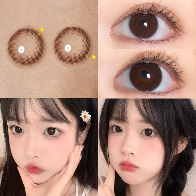 Halloween Lolita Colored Eye Contact Lenses brown2