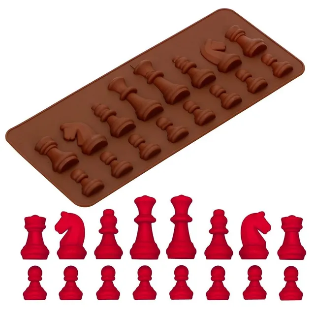 Mould for chocolate chess