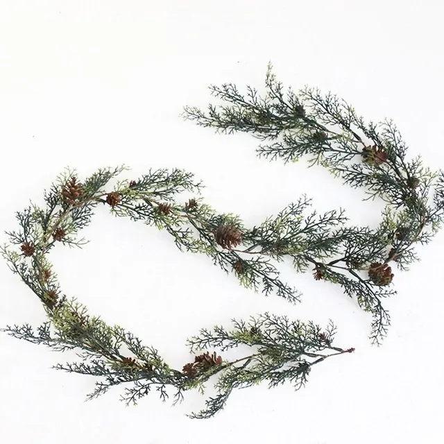 Christmas wreath with artificial needle