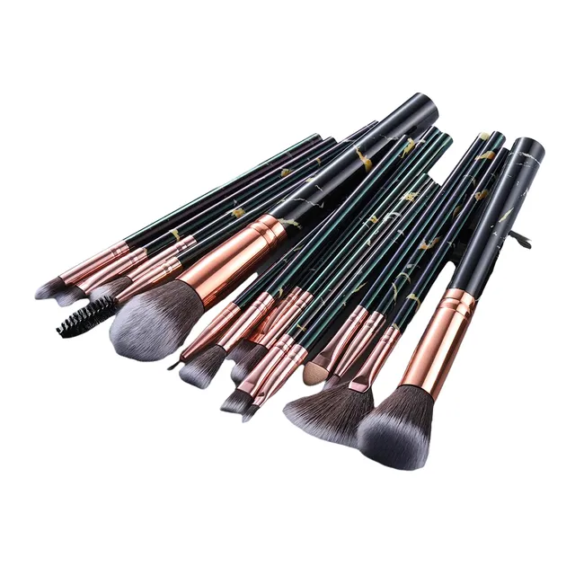 Set of brushes for make-up 15 pcs