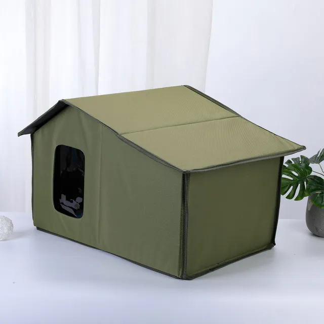 Outdoor waterproof and washable cat house