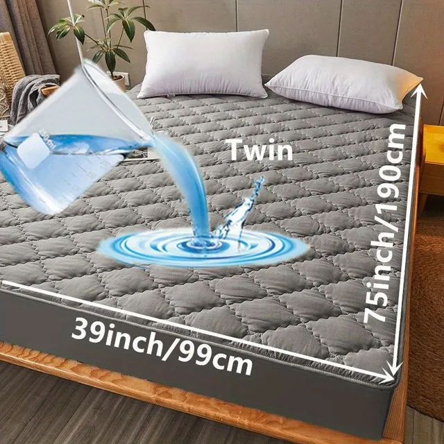 Carefree sleep with blue set - Waterproof mattress protection + 2 pillow covers