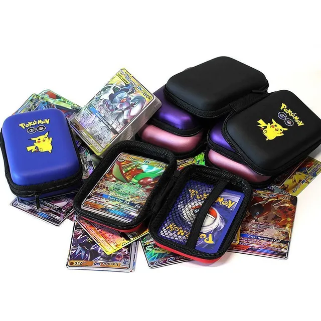 Pokemon storage box for cards + 10 pcs of cards