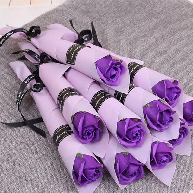 Soap roses - set of 5