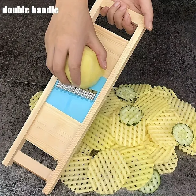 Manual potato slicer for French fries