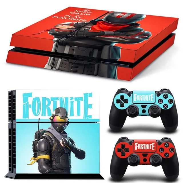 Protective self-adhesive cover for Fortnite-printed game controllers TN-PS4-6934