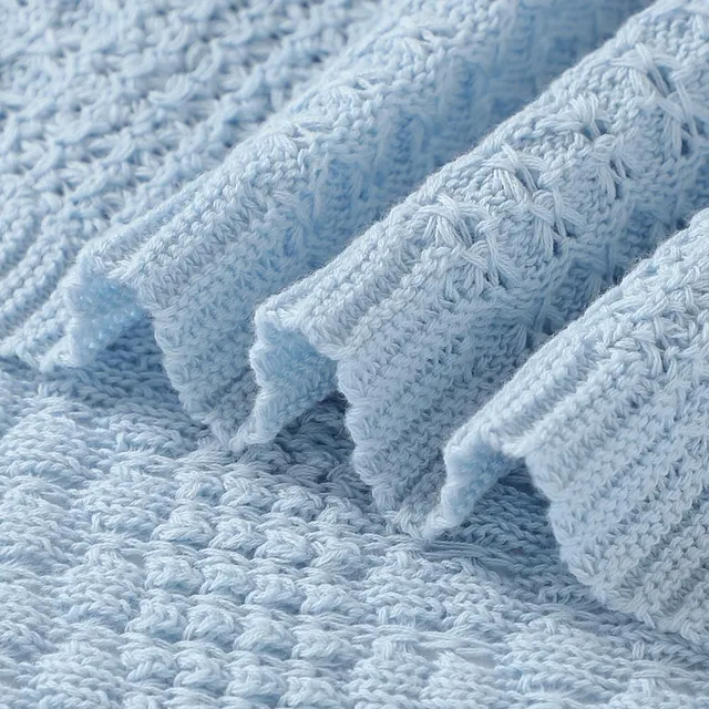 Beautiful knit blanket for baby 80x100cm - more colors