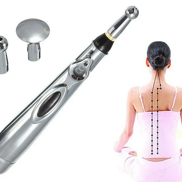 Electrostimulating massage pen - relieves acute and chronic pain