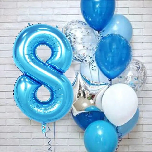 Birthday balloon set 12 pcs