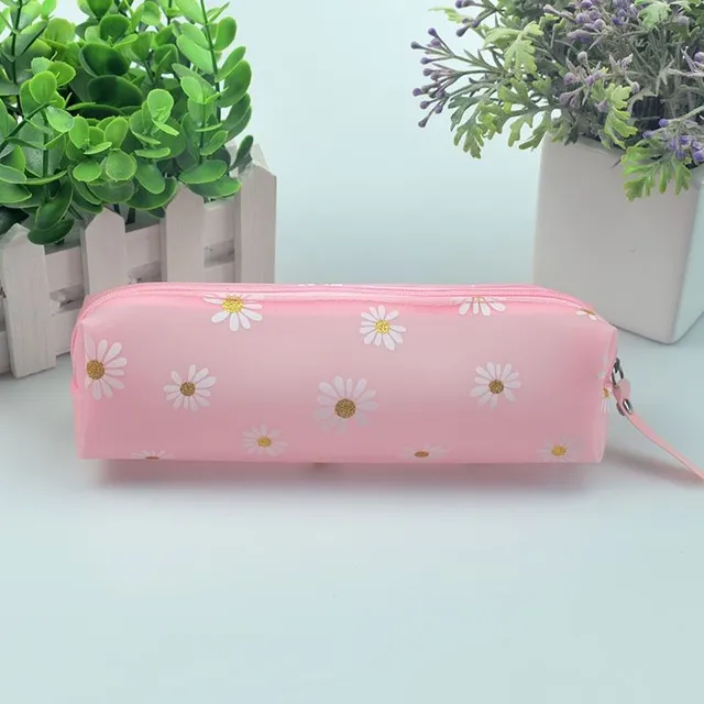 Luxury semi-lubricant pencil case with diaper motif - several color variants