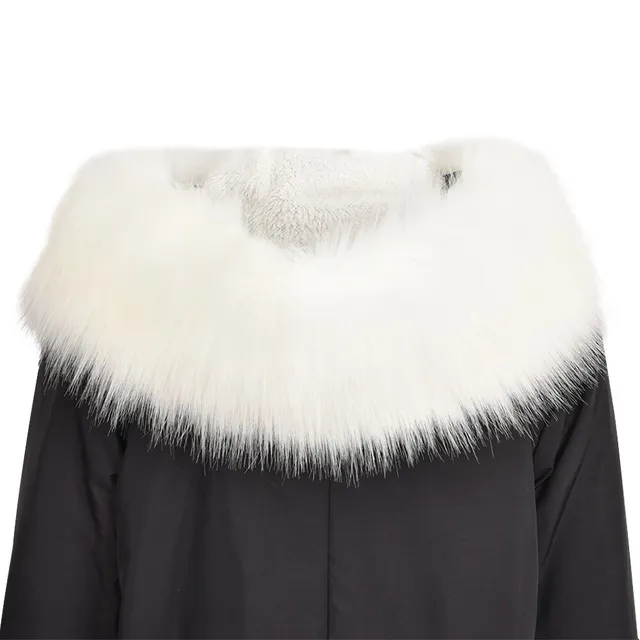 Women's winter coat in faux fur and hood Luann
