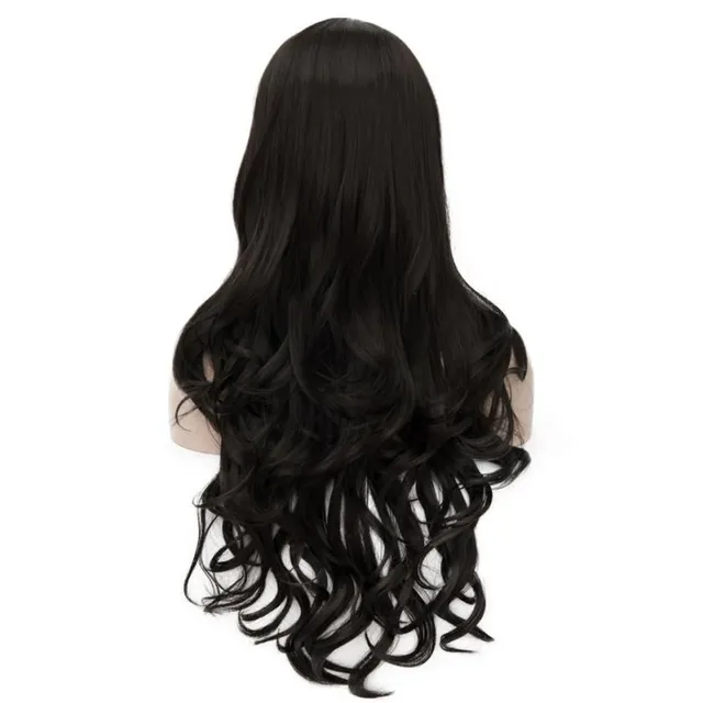 Sexy dark black women's wig