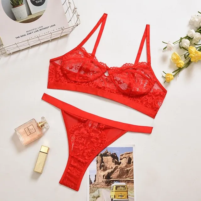 Women's luxury sexy lace set Ellolace