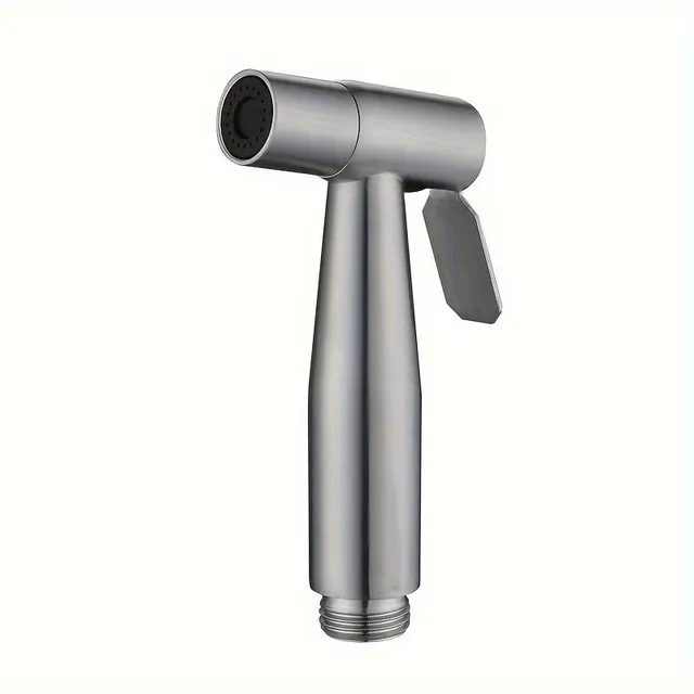 Portable bidet with bidet shower, stainless steel bidet tap, wall holder, switch 1/2 outputs