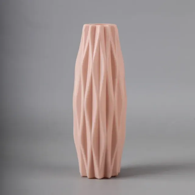 Modern vase in various shapes made of durable unbreakable material - more variants