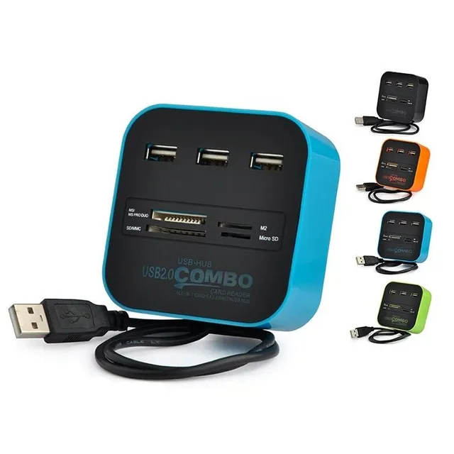 USB HUB and memory card reader