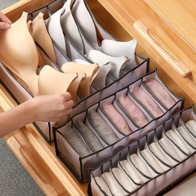 Practical sock organizer, lingerie, jeans and bra in drawer 7/9/11 compartments