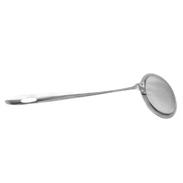 Scoop and colander 2v1 of stainless steel