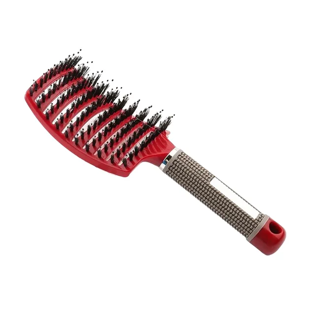 Brosse à cheveux en poils