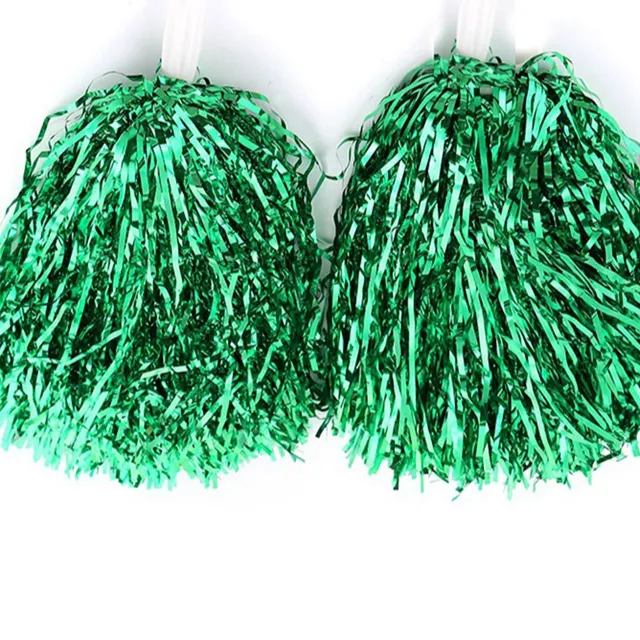 Pompons pour cheerleaders ou majorettes - plusieurs couleurs au choix