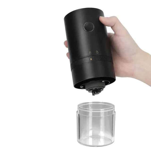 Univerzální přenosný elektrický mlýnek na kávu s USB nabíjením pro dokonalou chuť
