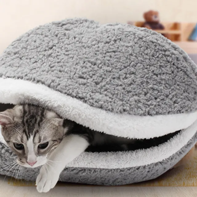 Krásný bavlněný kočičí pelíšek