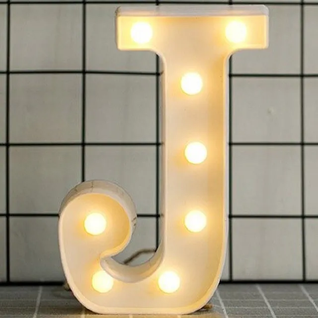 Decorative illuminating letters