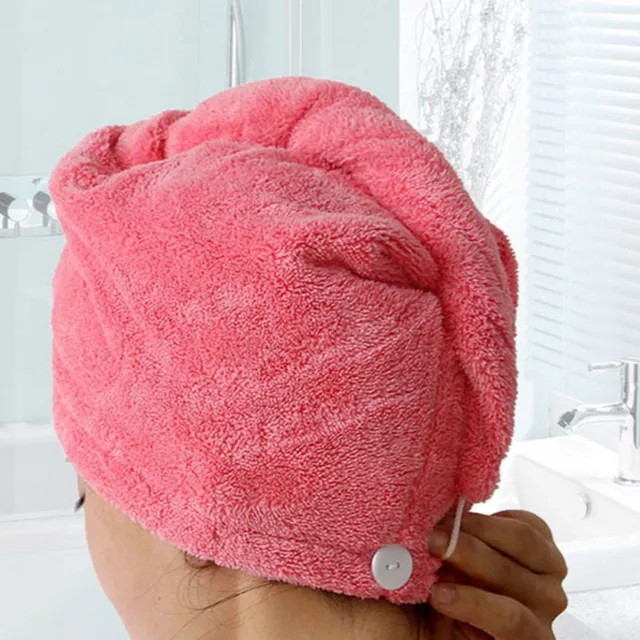 Highly absorbant towel for hair drying