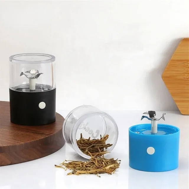 Mini fast electric storage portable herb grinder and various spices