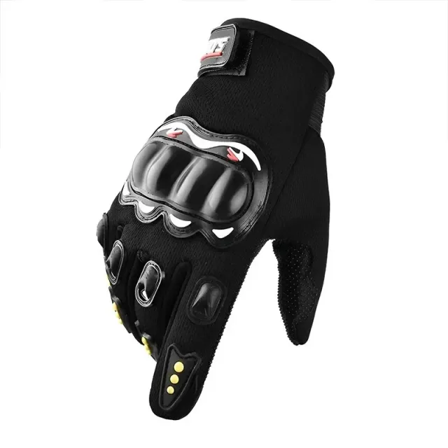 Motorcycle gloves with touch fingers for men