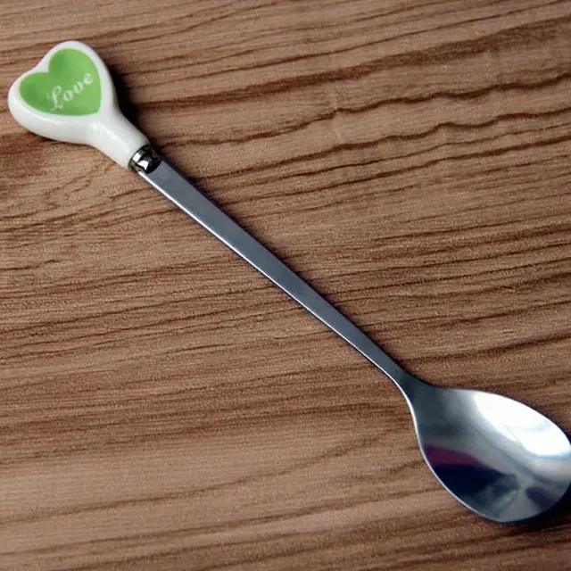 Tea spoon with heart