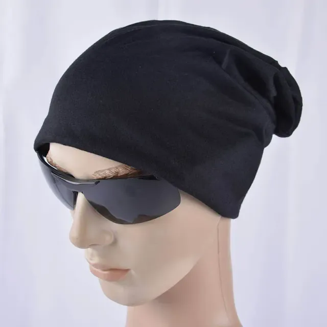 Prosty monochromatyczny turban z cienkim, oddychającym i elastycznym 