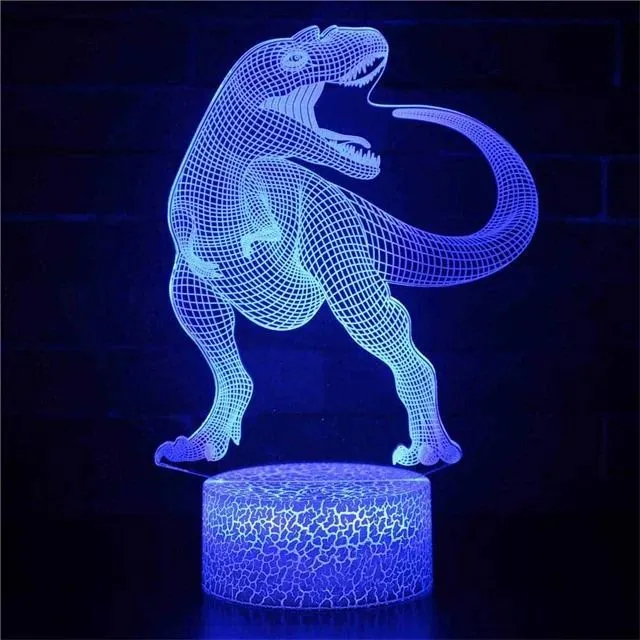 Dinosaur lamp