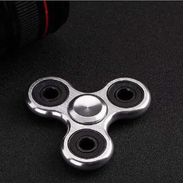 Fidget spinner en métal A2214 bleu