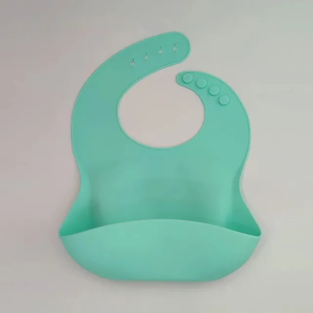 Col en silicone pour enfant - Bavoir imperméable pour bébés et tout-petits