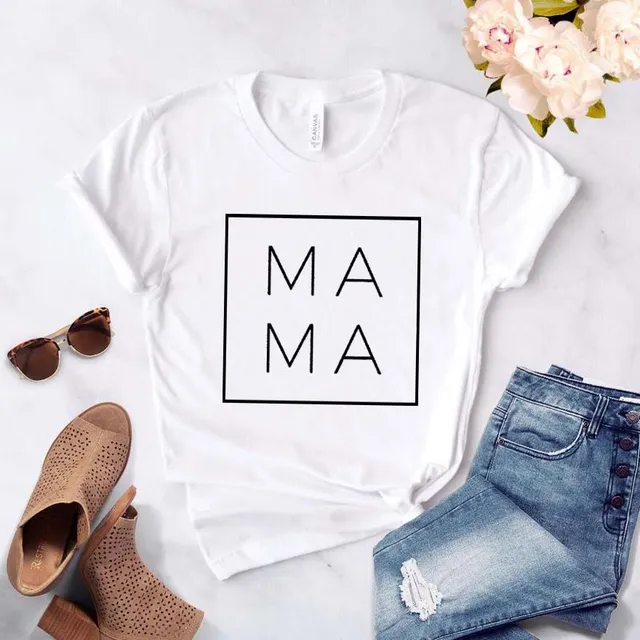 Women's T-shirt Mama Square