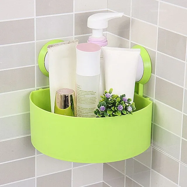 Practical corner shelves for the bathroom or kitchen