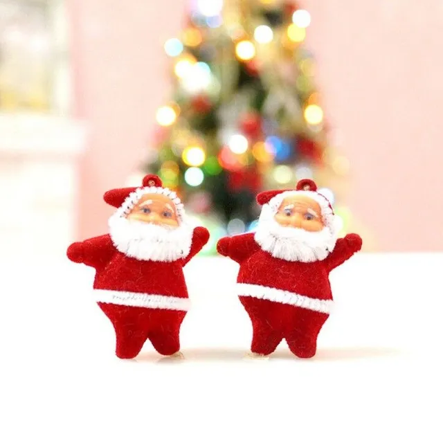 Hinged decoration Santa Claus 6 pcs